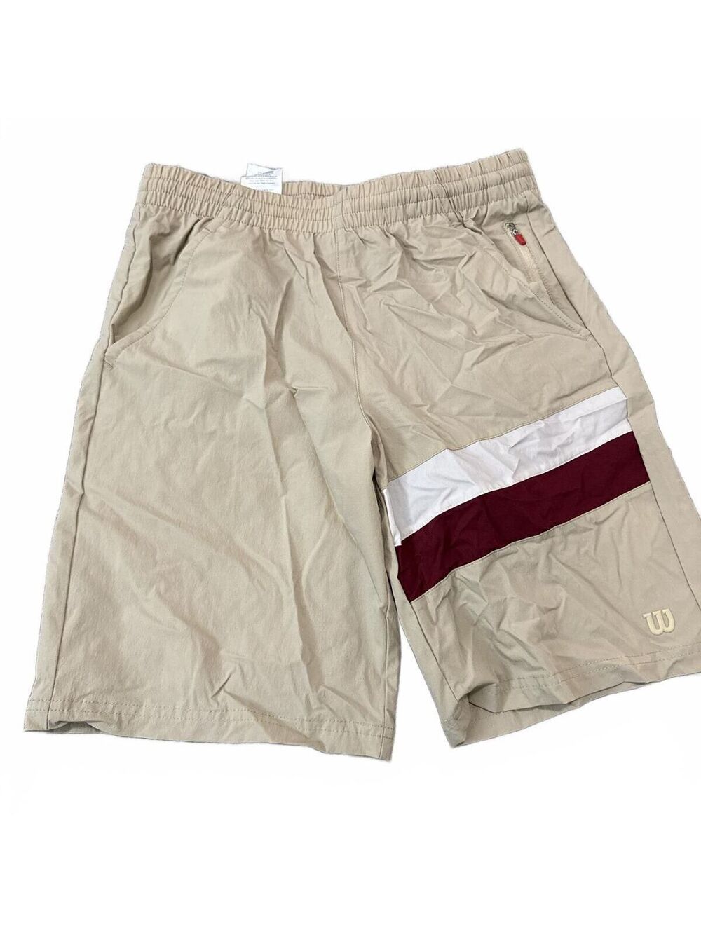 Wilson Beige Track Shorts - Boys XL